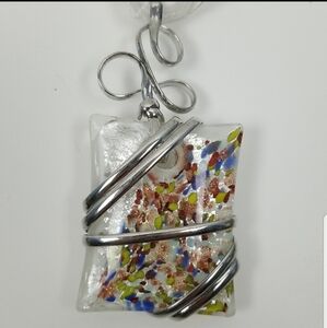 NWOT Art Glass Pendant